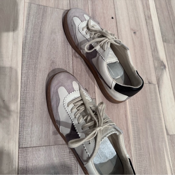 Dolce Vita White and Gray Sneakers - Picture 2 of 5